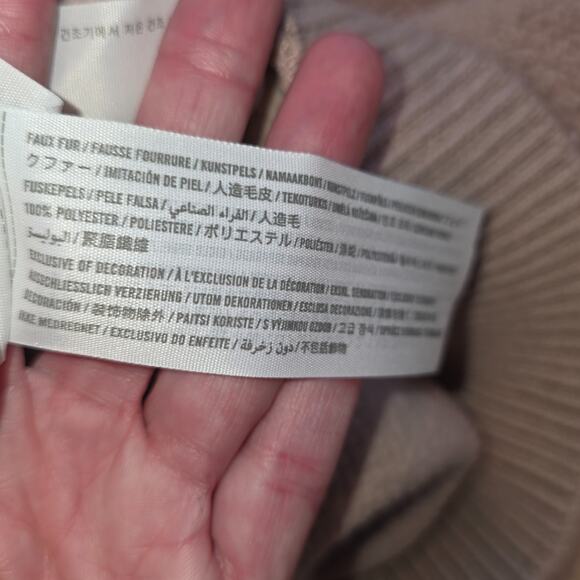 Abercrombie and Fitch Sherpa Fleece Women's Size M Mauve Pink Soft Sweatshirt - Picture 8 of 8